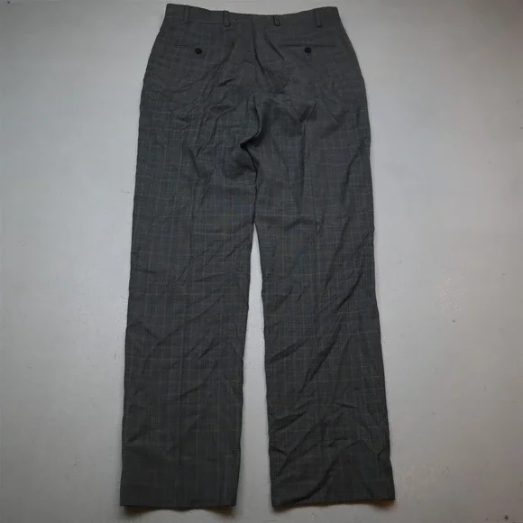 Brooks Brothers 38R 32x34 Gray Glenn Check 100% Wool Explorer Fitzgerald Suit